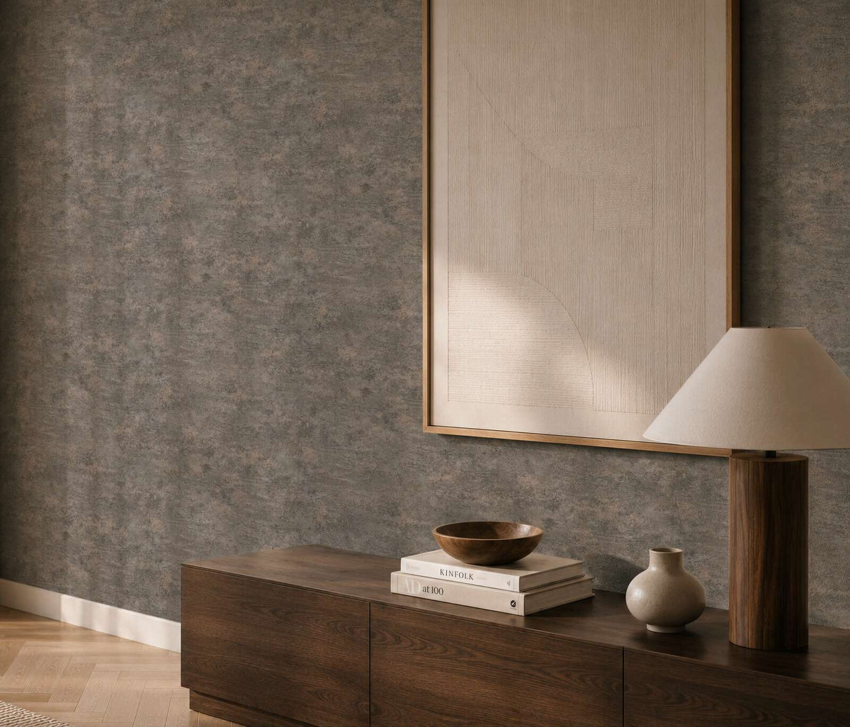 The Pine Hall | Deep Black & Smoked Grey Luxe