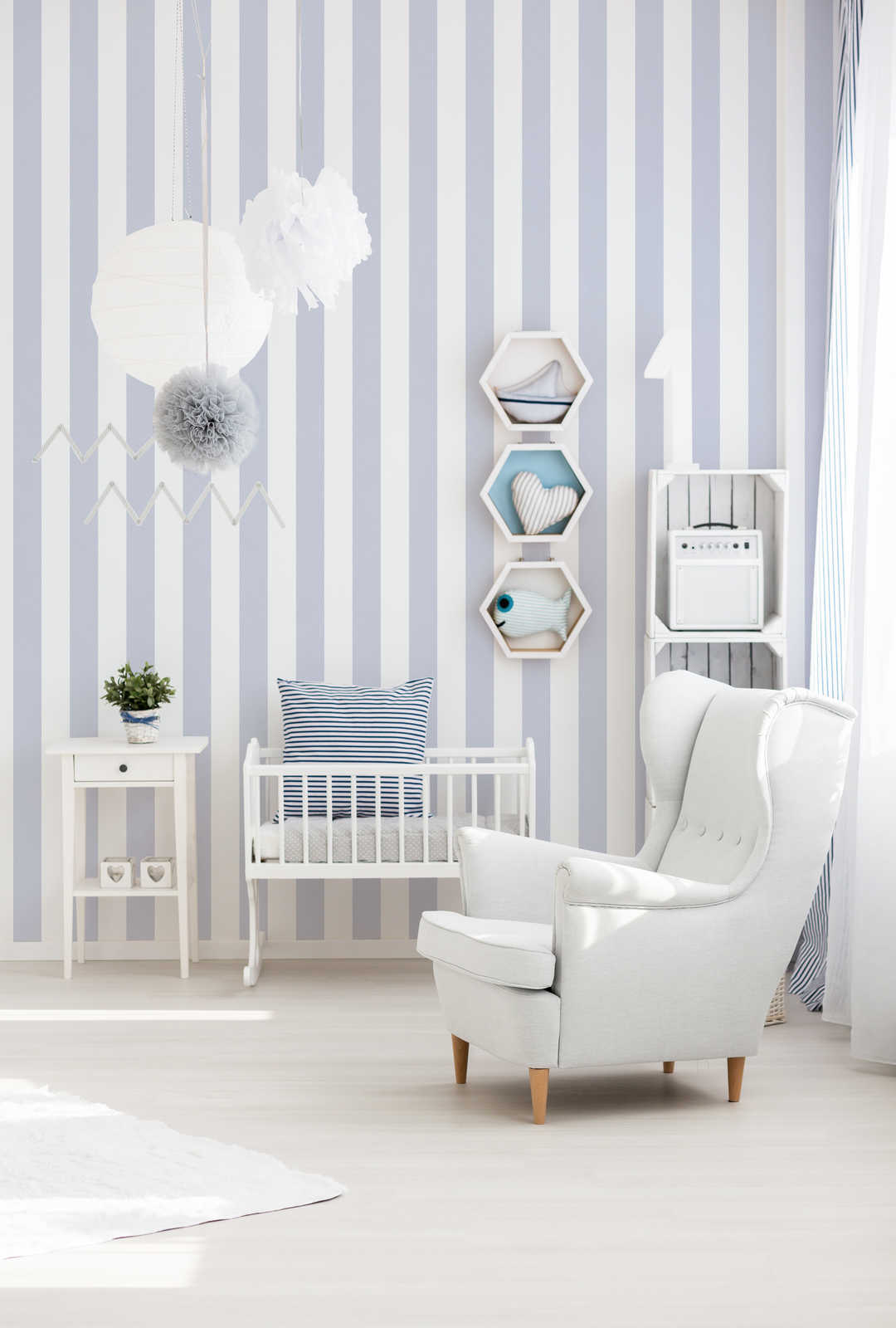 The Inlet Nursery | Smoked Grey & Luminous White Luxe