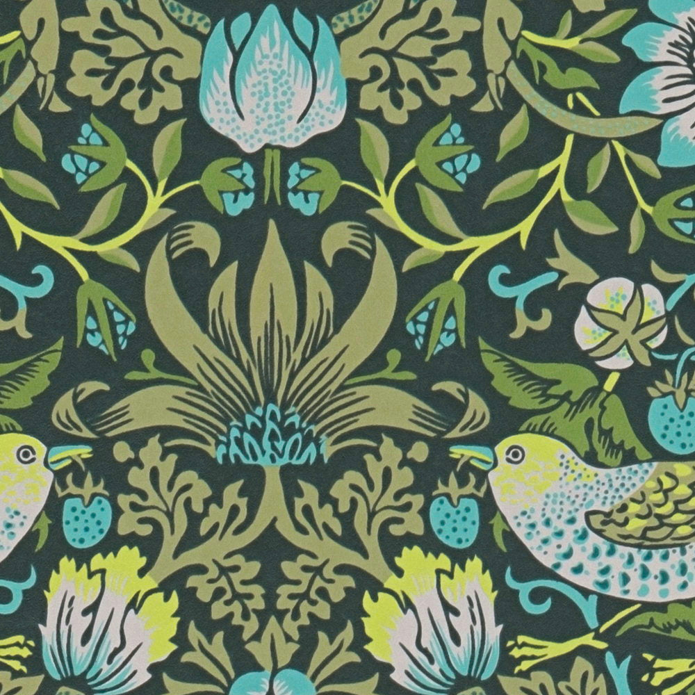 Close up of the surface texture of The Speedwell Arbour | Azure & Sage Luxe in azure & sage