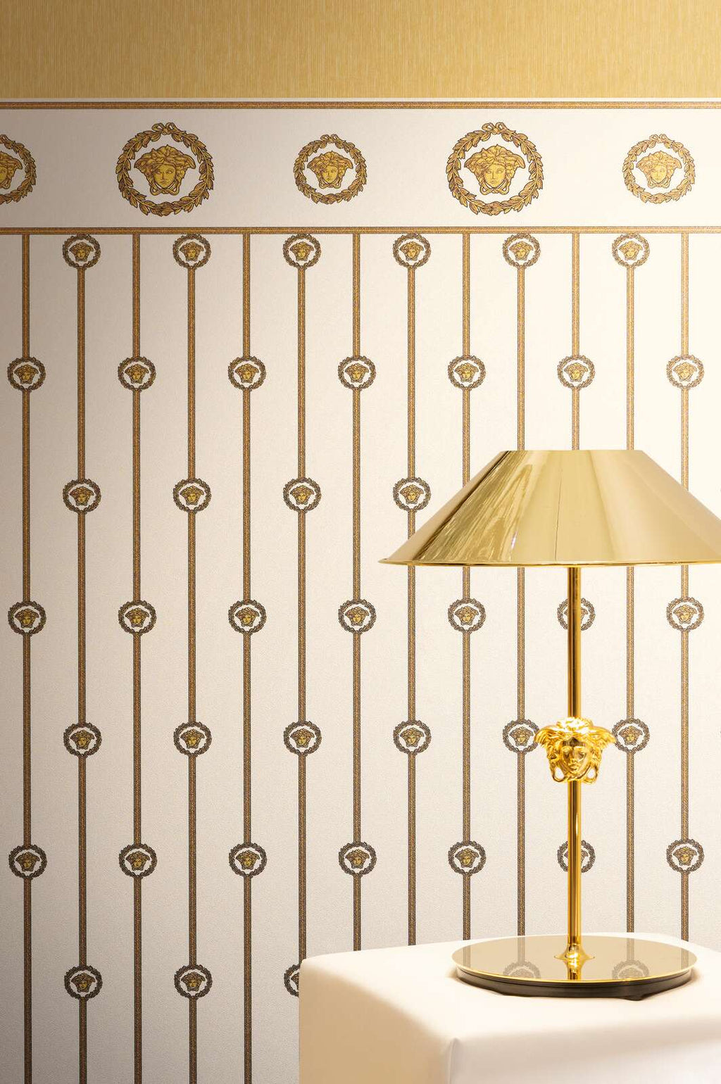 The Gilded Lattice | Luminous White & Sun-Kissed Gold Luxe