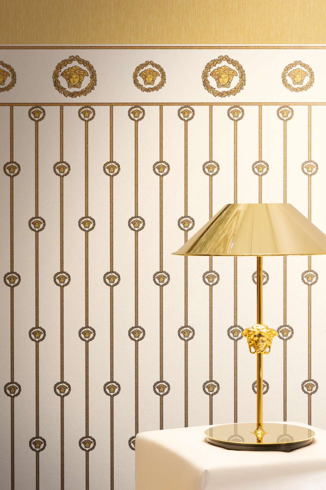 The Gilded Lattice | Luminous White & Sun-Kissed Gold Luxe