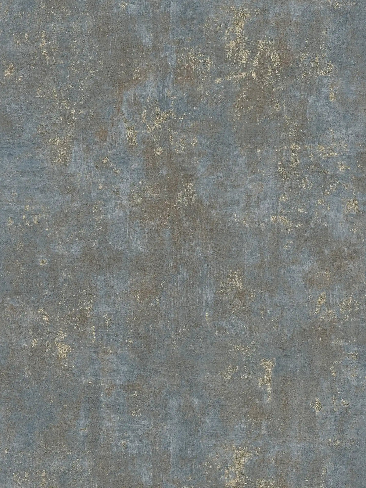 Flat view of the azure & earthy brown pattern repeat of The Quatrefoil Loggia | Azure & Earthy Brown Luxe