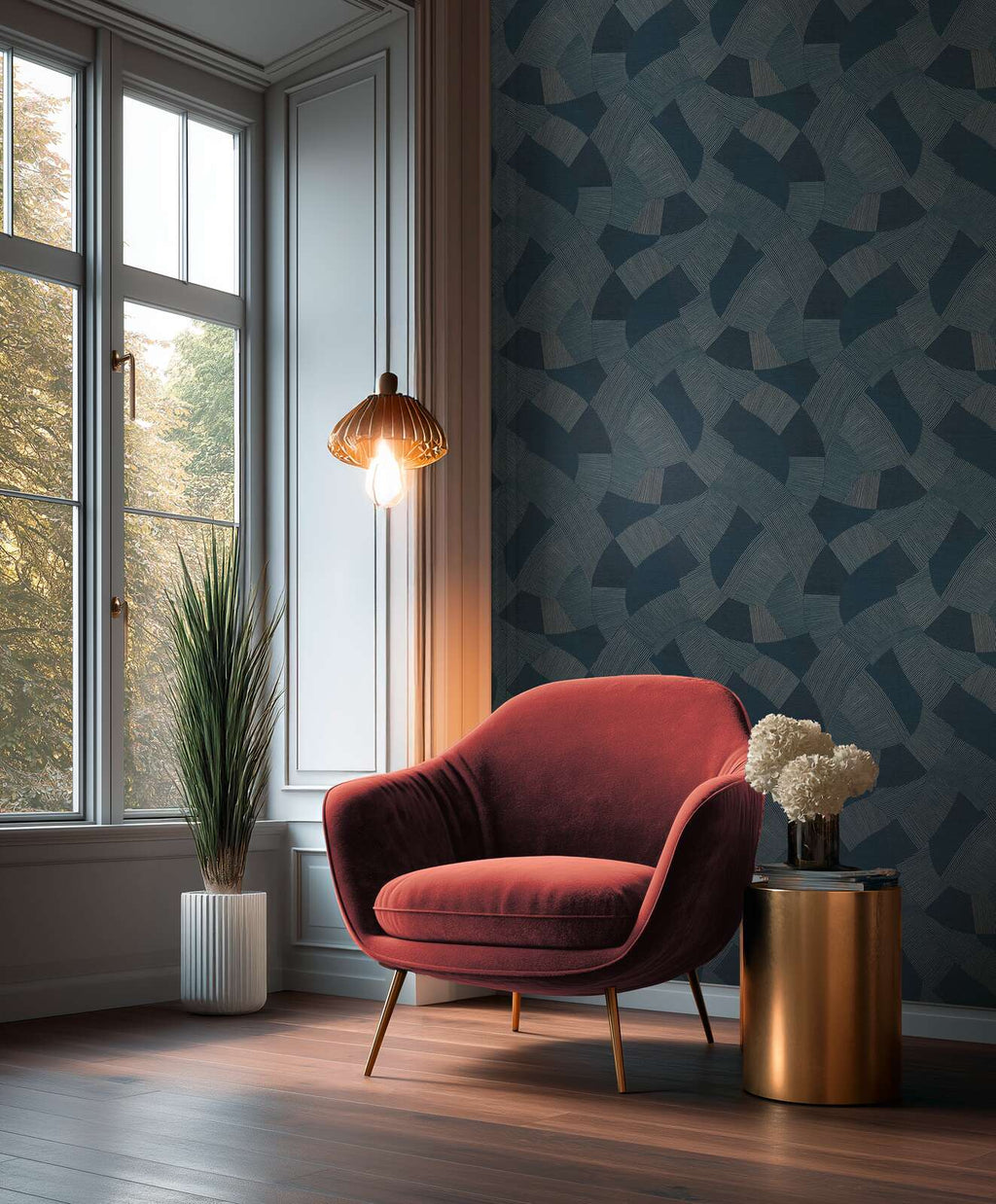 The Oak Belvedere | Azure & Smoked Grey Luxe