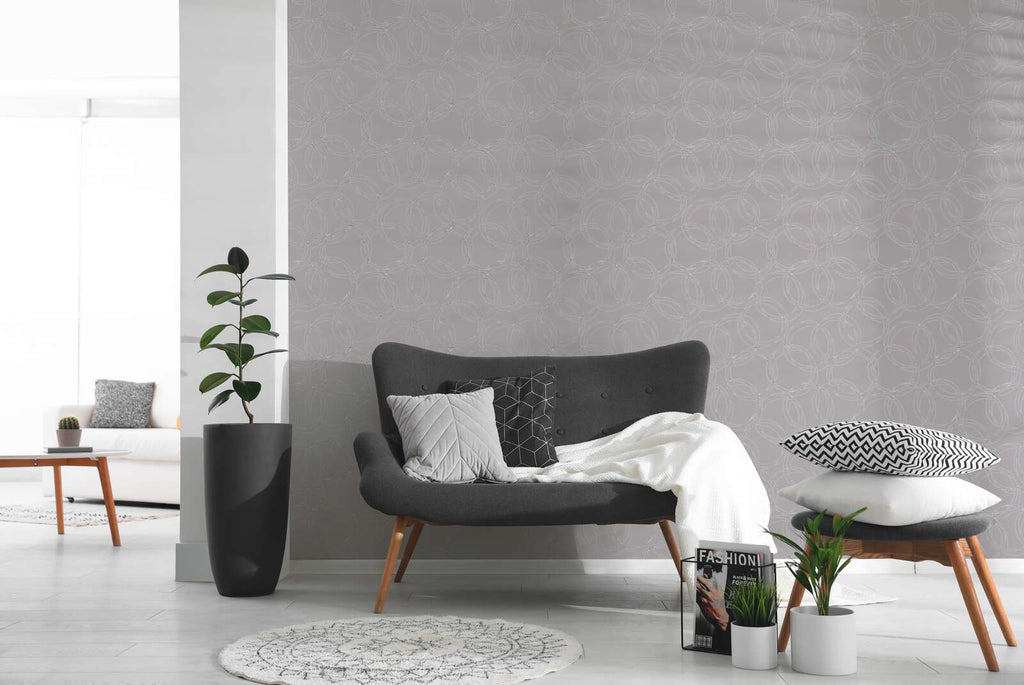 The Crimson Undercroft | Smoked Grey & Luminous White Luxe