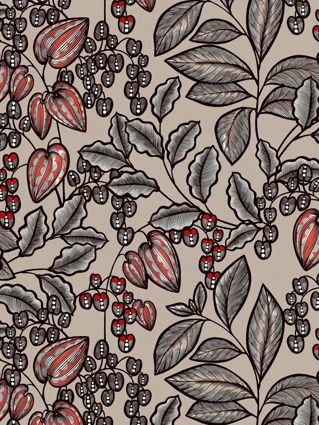 The Harvest Etching | Terracotta Botanical Luxe