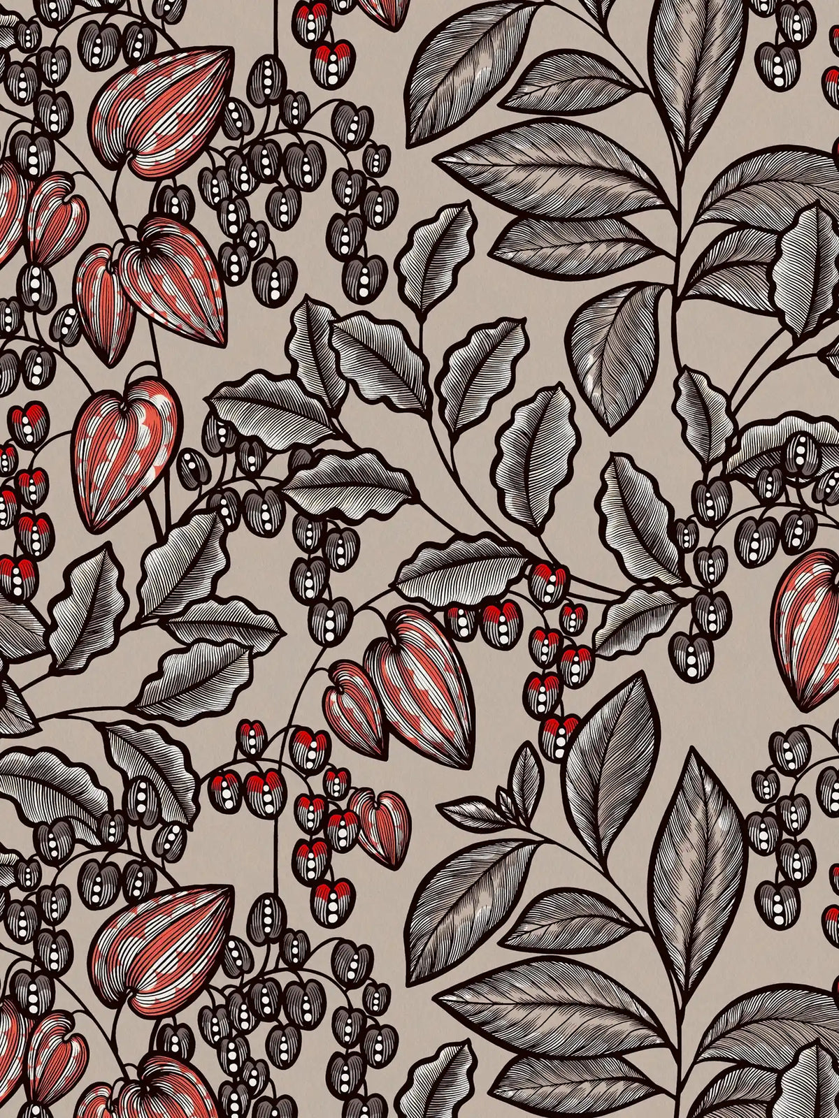 The Harvest Etching | Terracotta Botanical Luxe