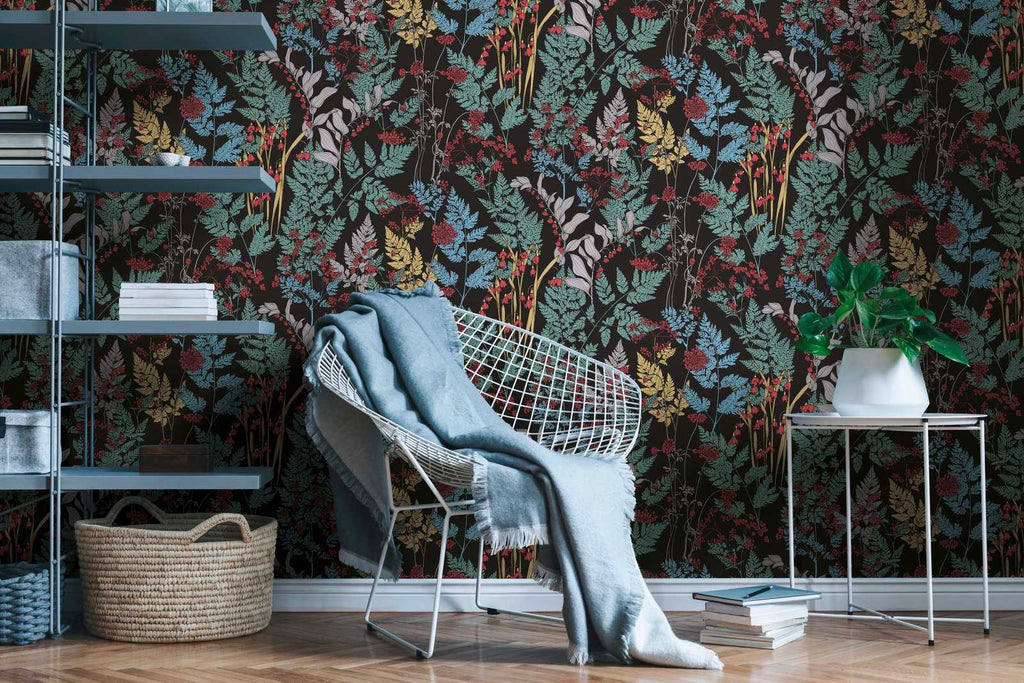 The Blush Atrium | Deep Black & Kaleidoscope Luxe