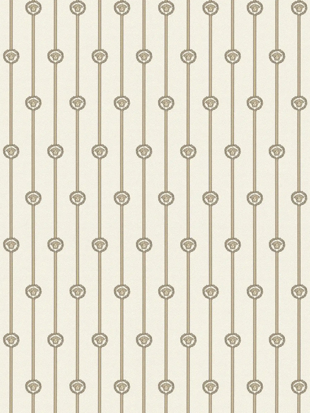 The Imperial Damask | Warm Beige & Luminous White Luxe