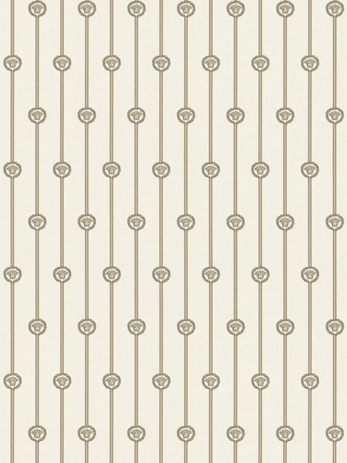 The Imperial Damask | Warm Beige & Luminous White Luxe