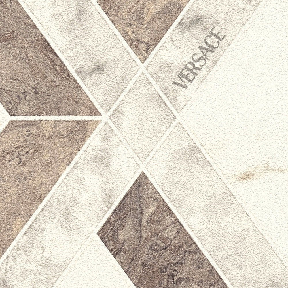 The Marble Lozenge | Earthy Brown & Smoked Grey Luxe