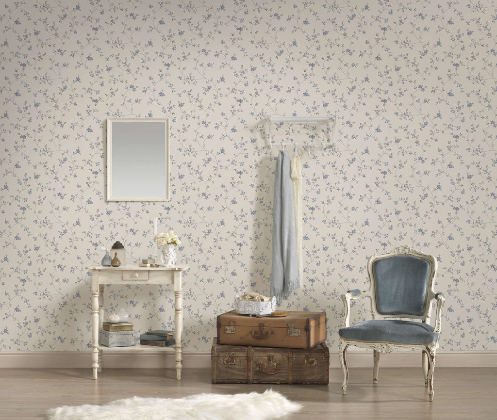The Birch Loggia | Azure & Smoked Grey Luxe