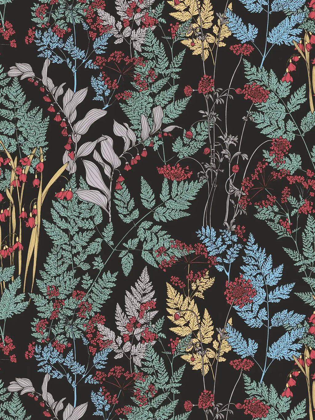 The Blush Atrium | Deep Black & Kaleidoscope Luxe