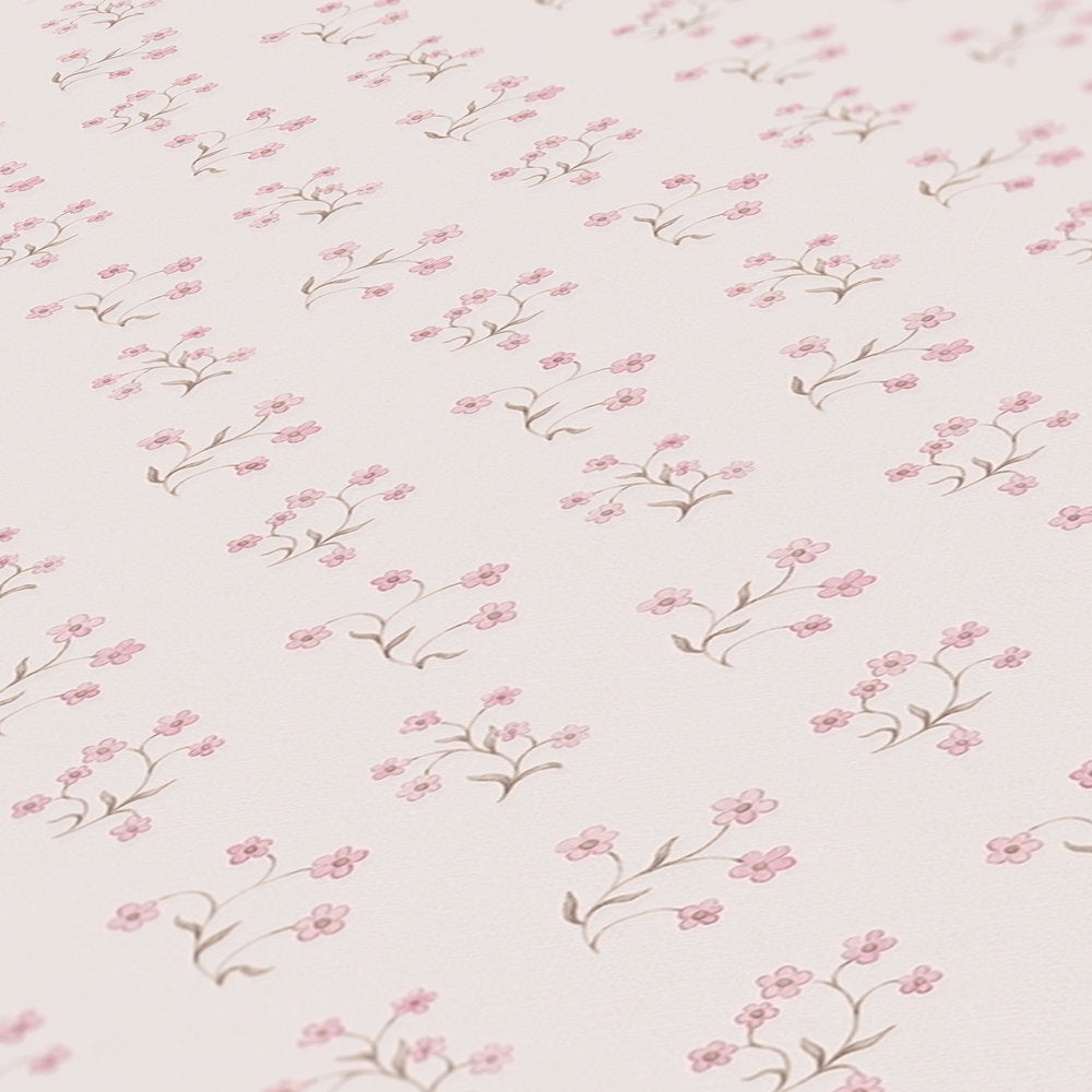 Close up of the surface texture of The Elderflower Garden Room | Cream & Blush Luxe in cream & blush