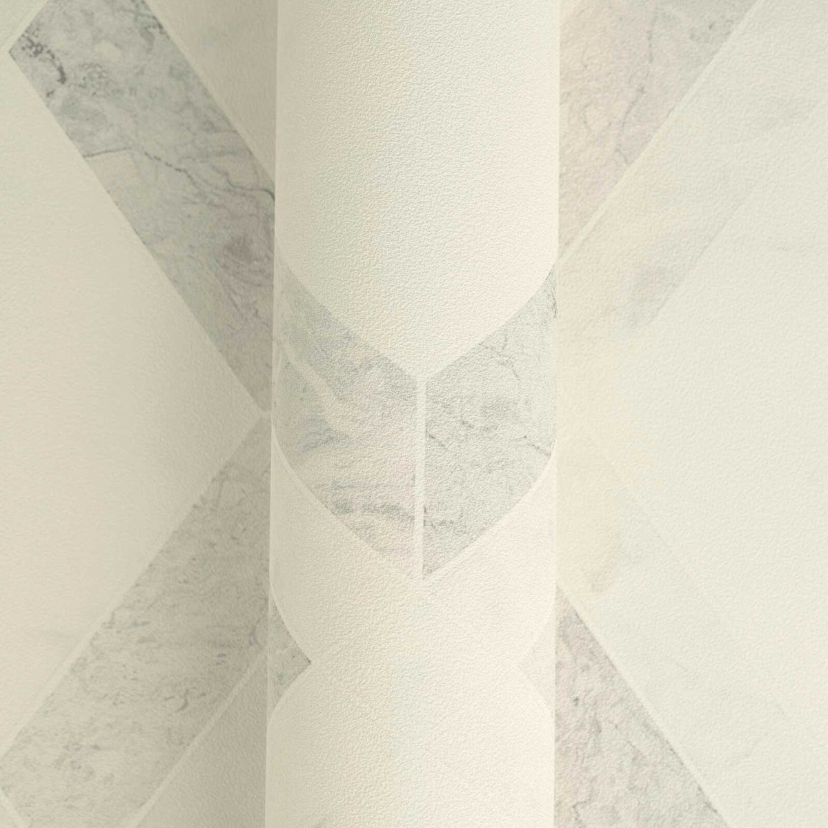 The Marble Lozenge | Cream & Smoked Grey Luxe