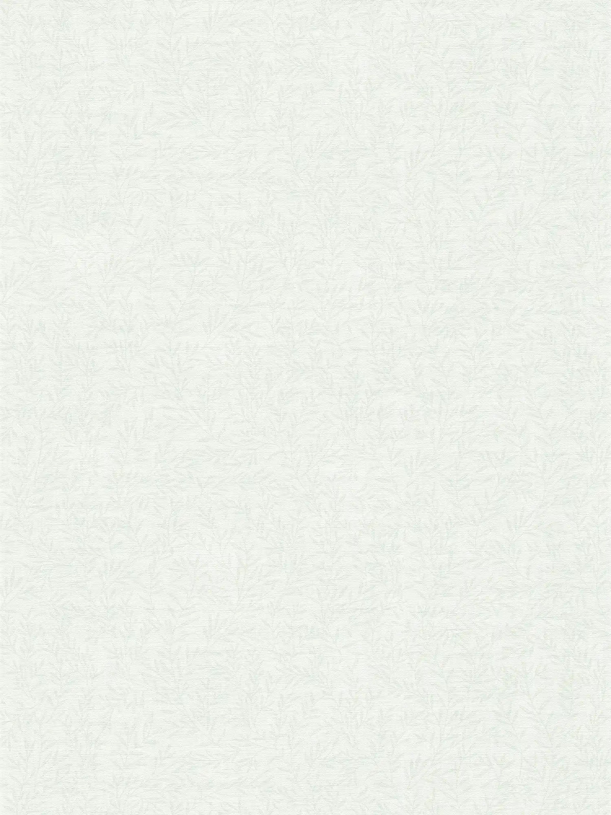 Flat view of the sage & luminous white pattern repeat of The Quince Blossom Bower | Sage & Luminous White Luxe