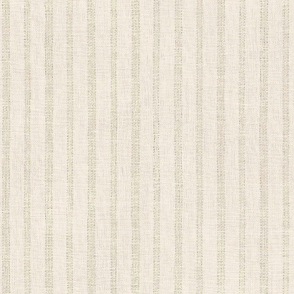 Detail of the design on The Candy Stripe Atelier | Warm Beige & Cream Luxe, warm beige & cream colourway