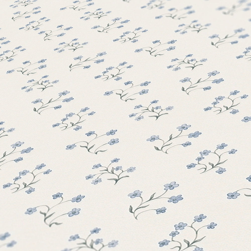 Close up of the surface texture of The Dahlia Glasshouse | Azure & Smoked Grey Luxe in azure & smoked grey