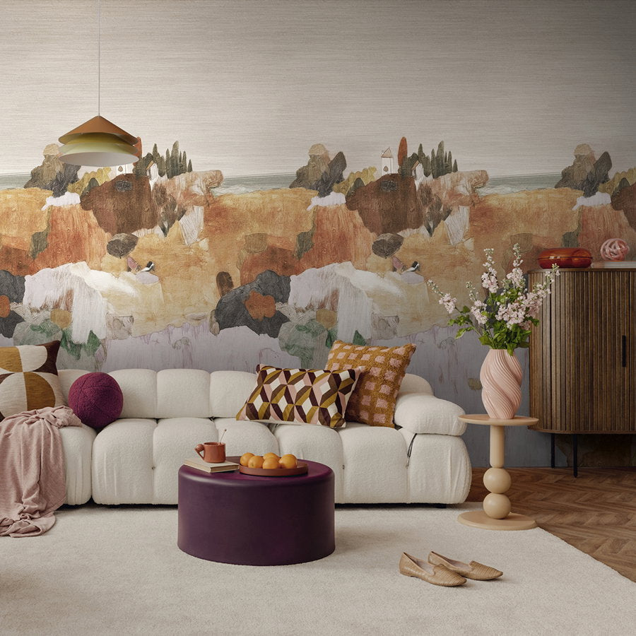 The Copper Portico | Warm Beige & Kaleidoscope Luxe