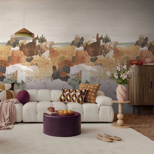 The Copper Portico | Warm Beige & Kaleidoscope Luxe