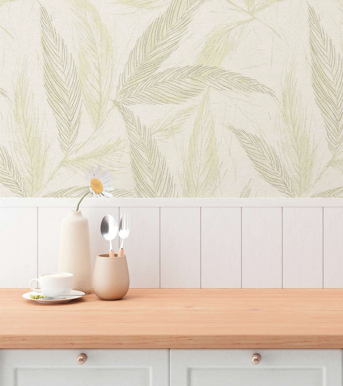 The Cotton Loggia | Cream & Sage Luxe