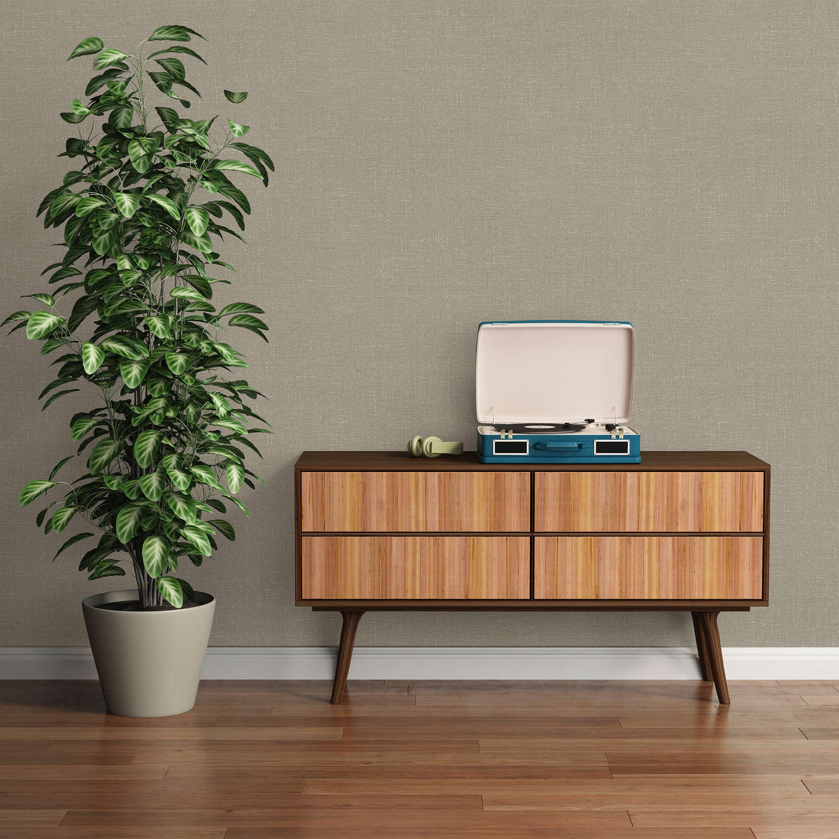 The Bayleaf Hall | Warm Beige & Smoked Grey Luxe