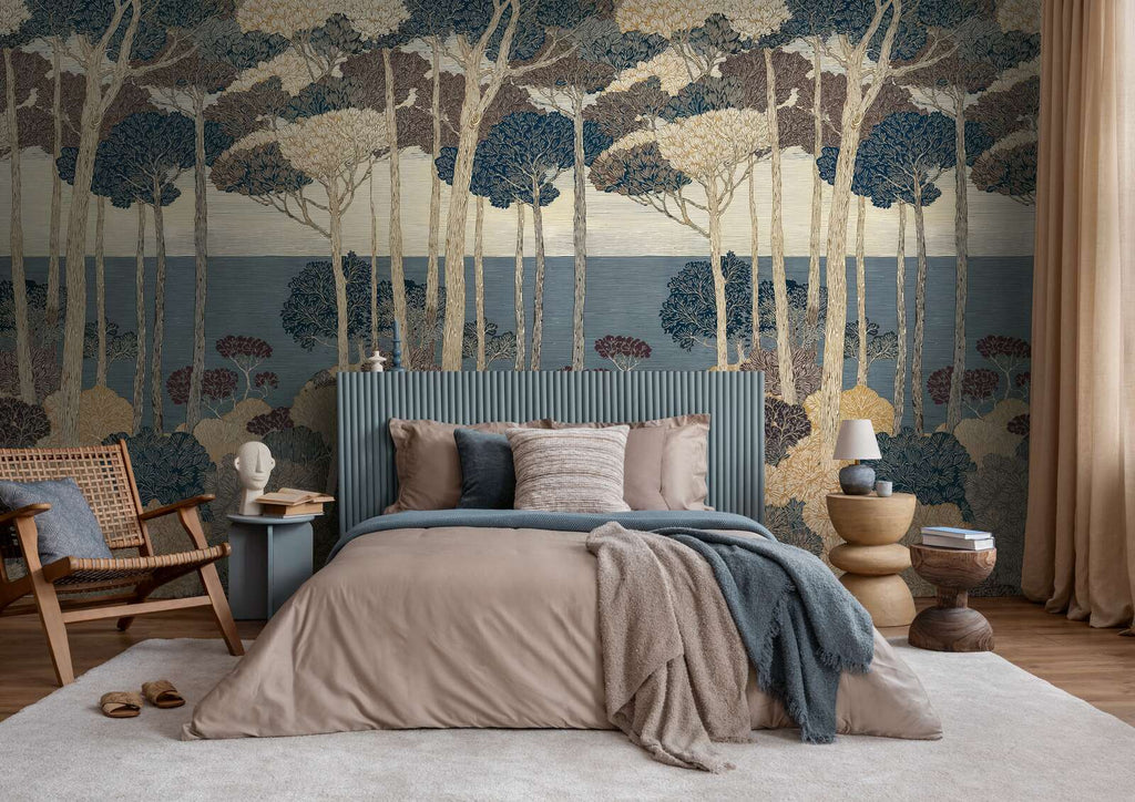 The Heather Cloister | Azure & Earthy Brown Luxe