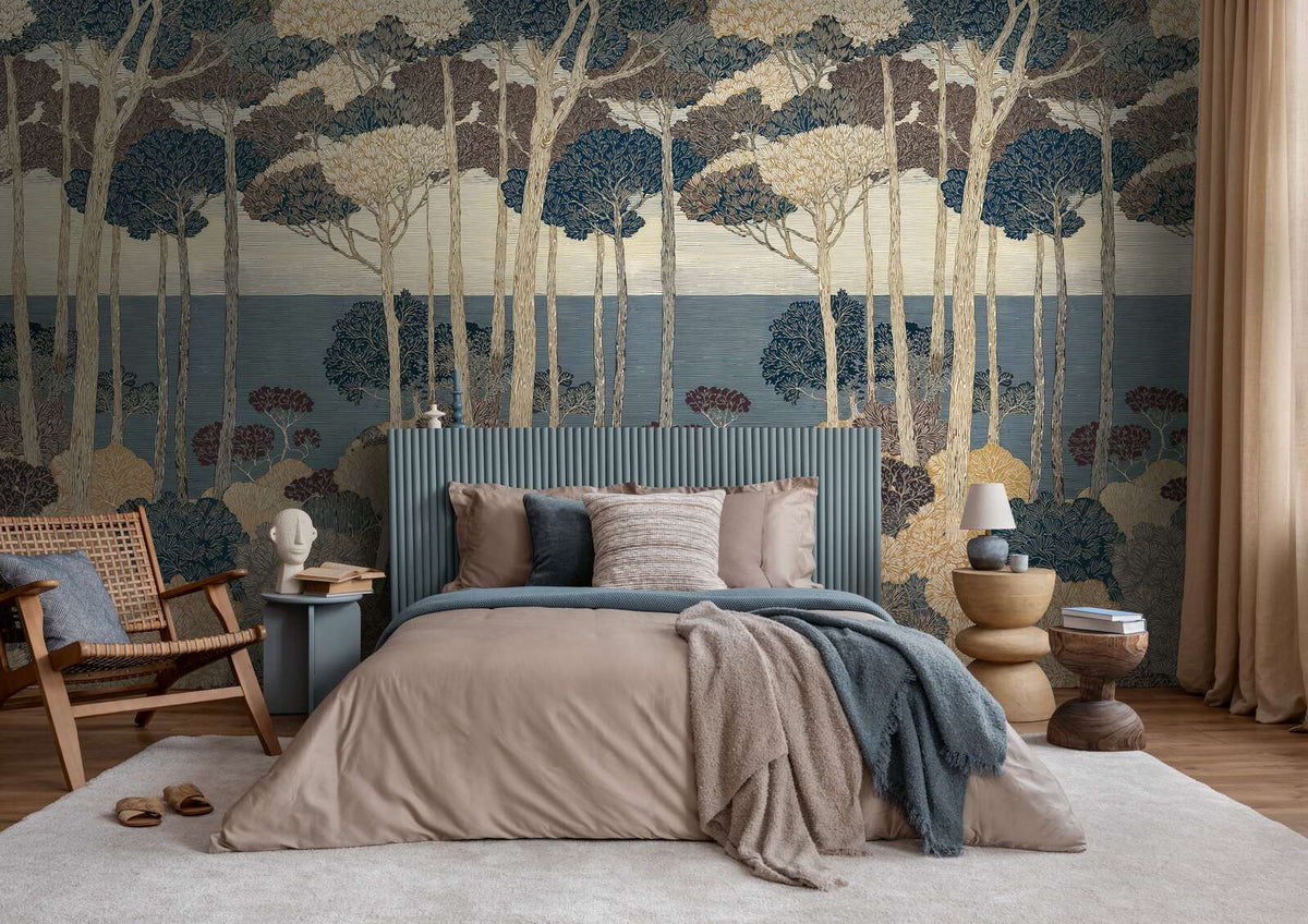 The Heather Cloister | Azure & Earthy Brown Luxe