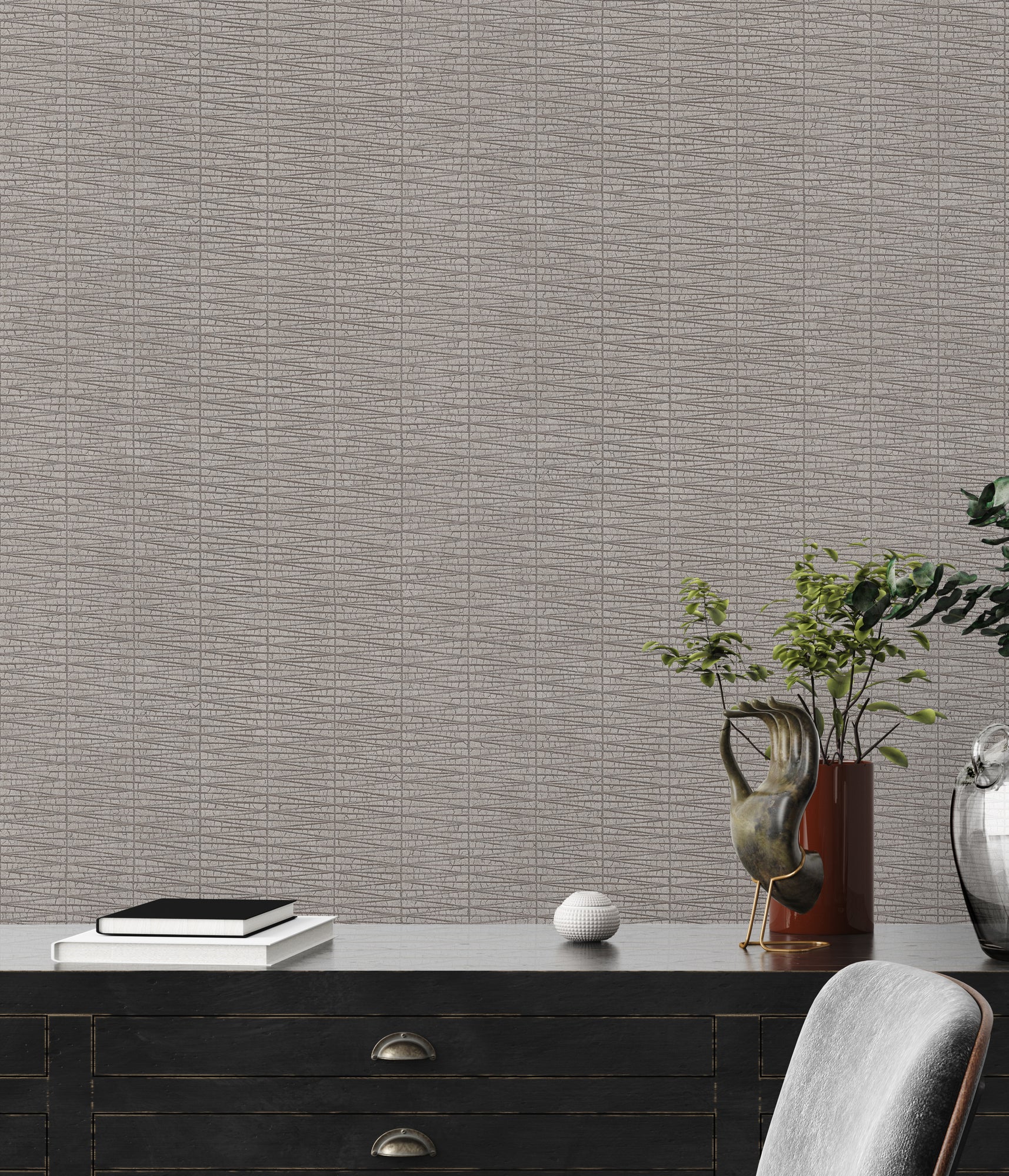 The Linear Lattice | Taupe Geometric Luxe