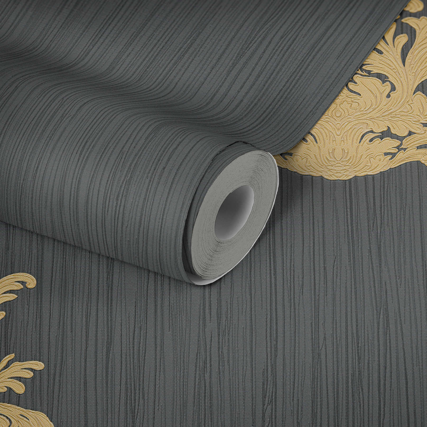 The Veridian Damask | Gold Blue Luxe