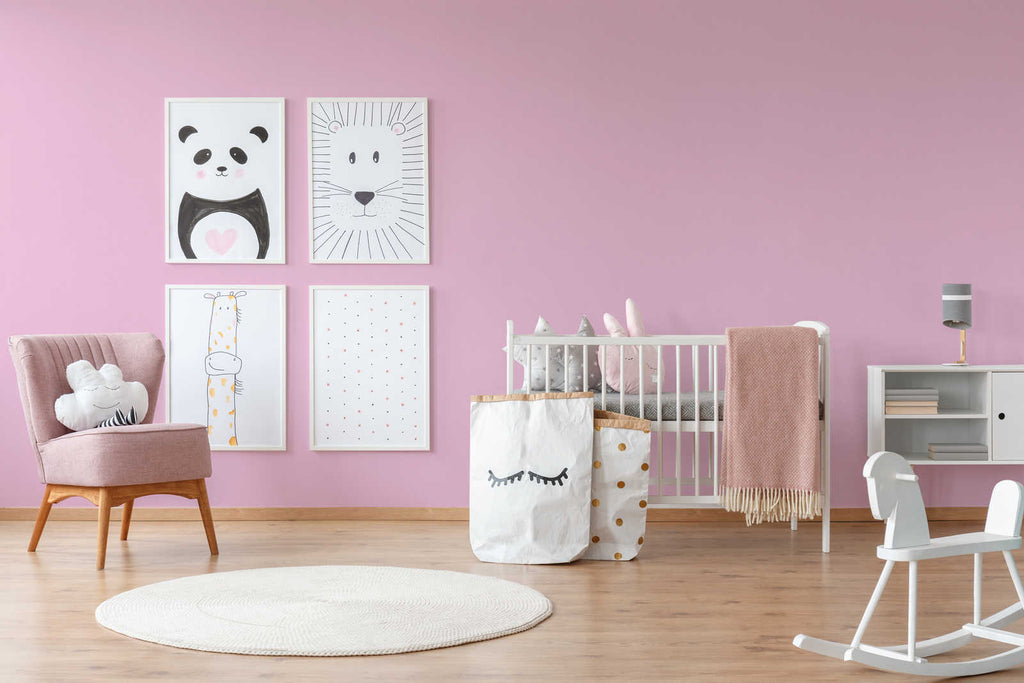 The Elm Atelier Luxe — Pink hung-wall roomshot