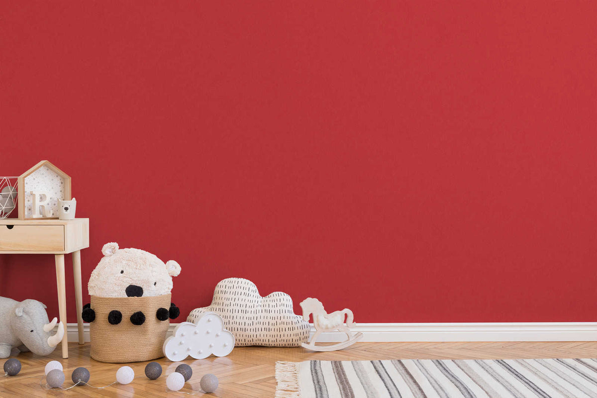 The Elm Atelier Luxe — Red hung-wall roomshot