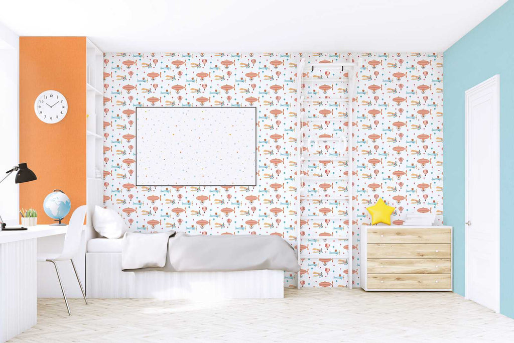 The Elm Atelier Luxe — Orange hung-wall roomshot