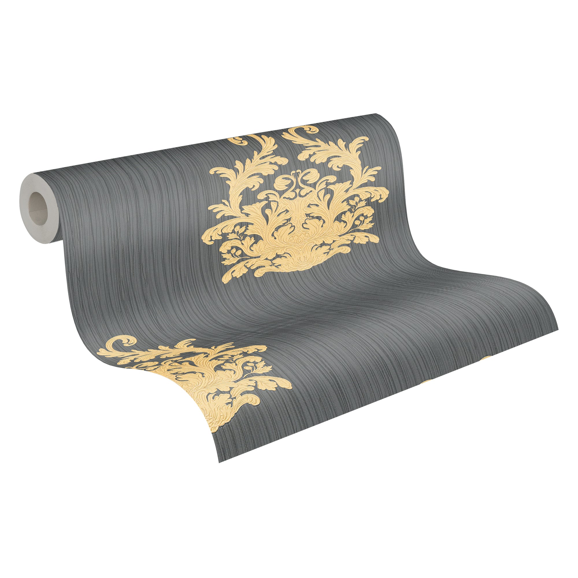 The Veridian Damask | Gold Blue Luxe