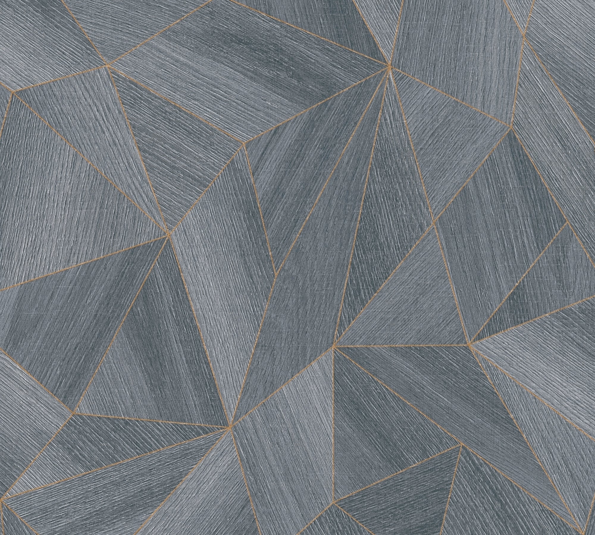 The Angular Aurum | Geometric Slate Luxe
