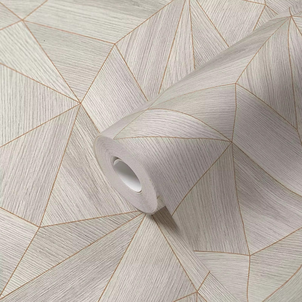 The Roseate Slate | Rose Gold Geometric Luxe