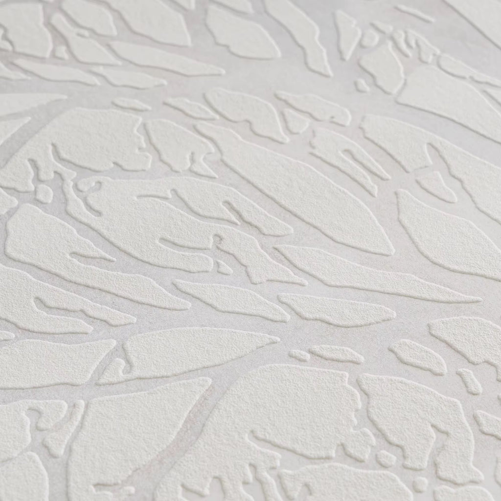 The Alabaster Damask | White Grey Luxe