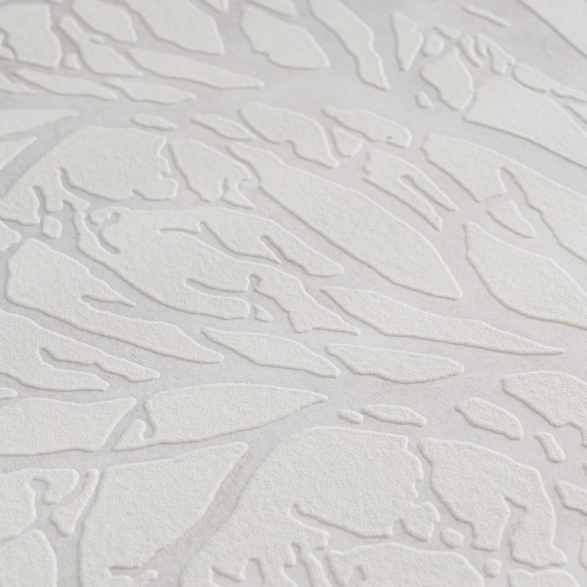 The Alabaster Damask | White Grey Luxe