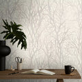 The Alabaster Damask | White Grey Luxe