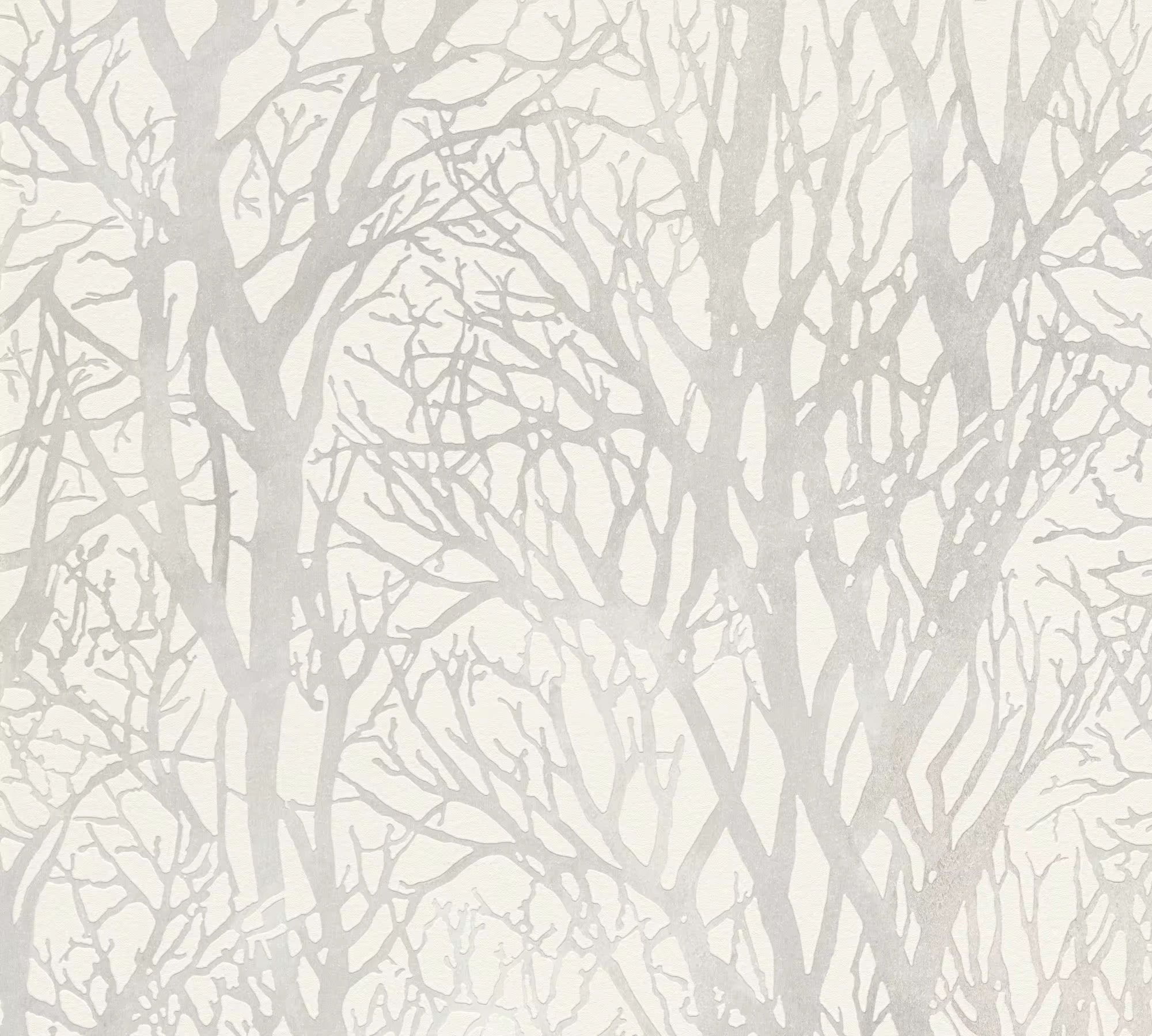 The Alabaster Damask | White Grey Luxe