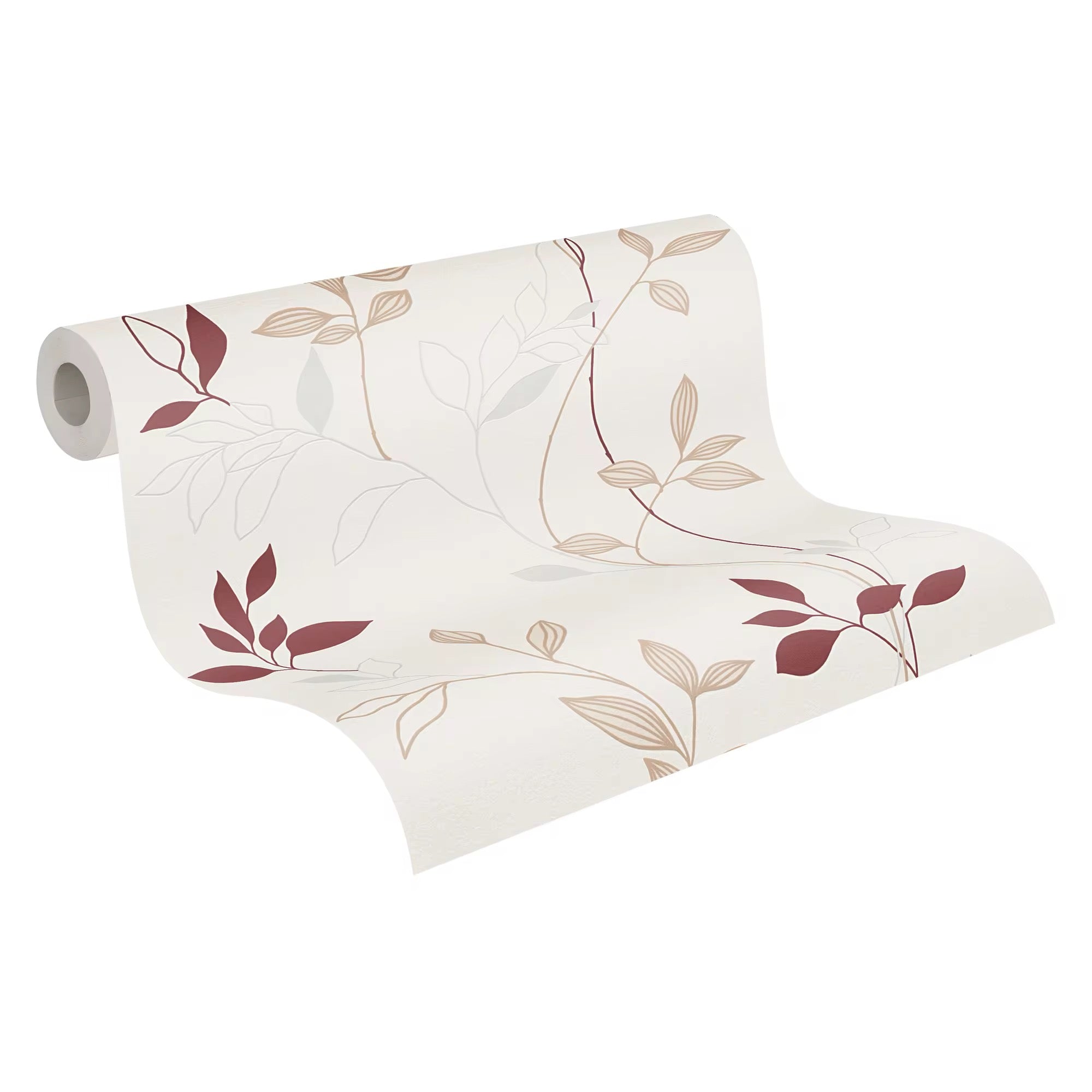 The Crimson Petal | Cream Red Floral Luxe