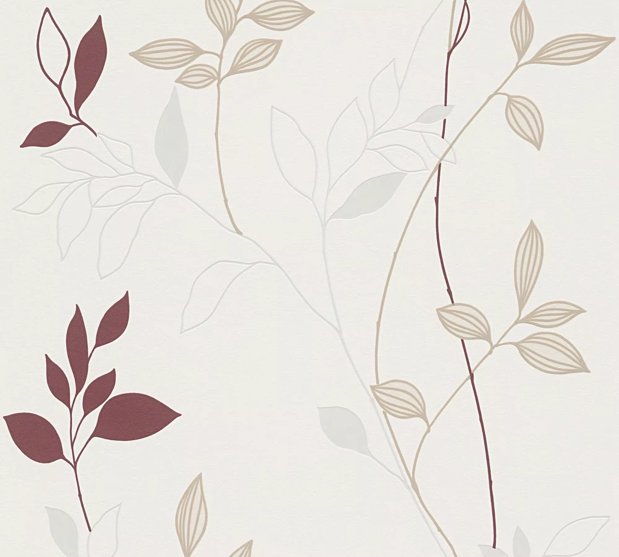 The Crimson Petal | Cream Red Floral Luxe