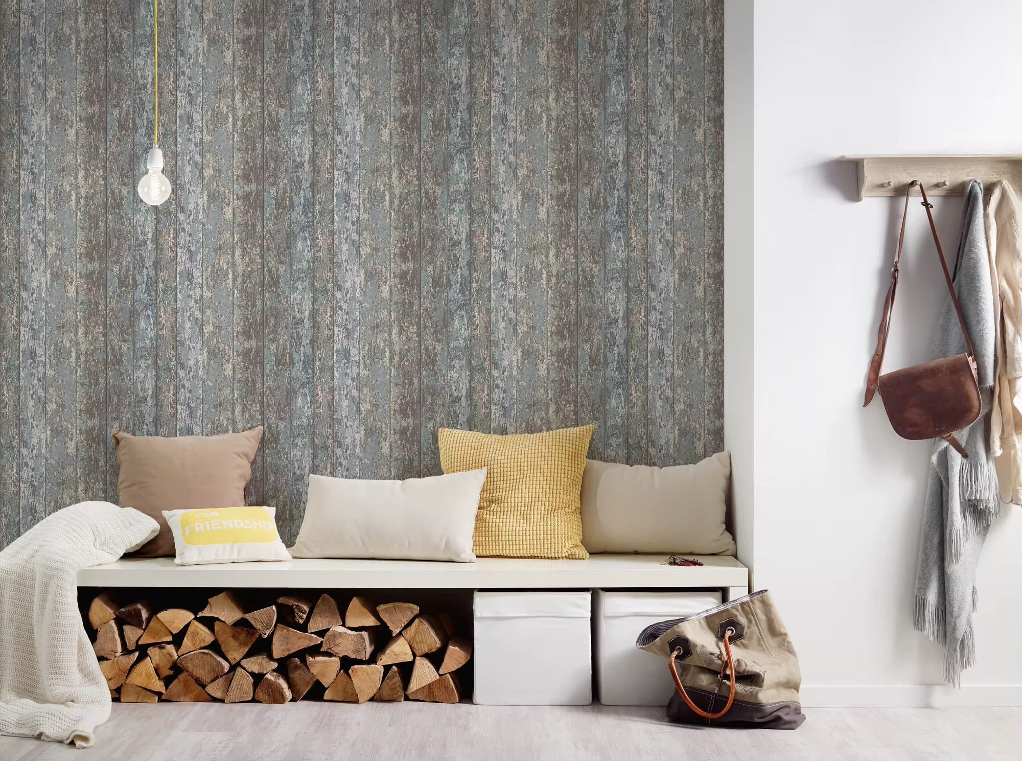 The Azure Geometric | Blue Brown Luxe