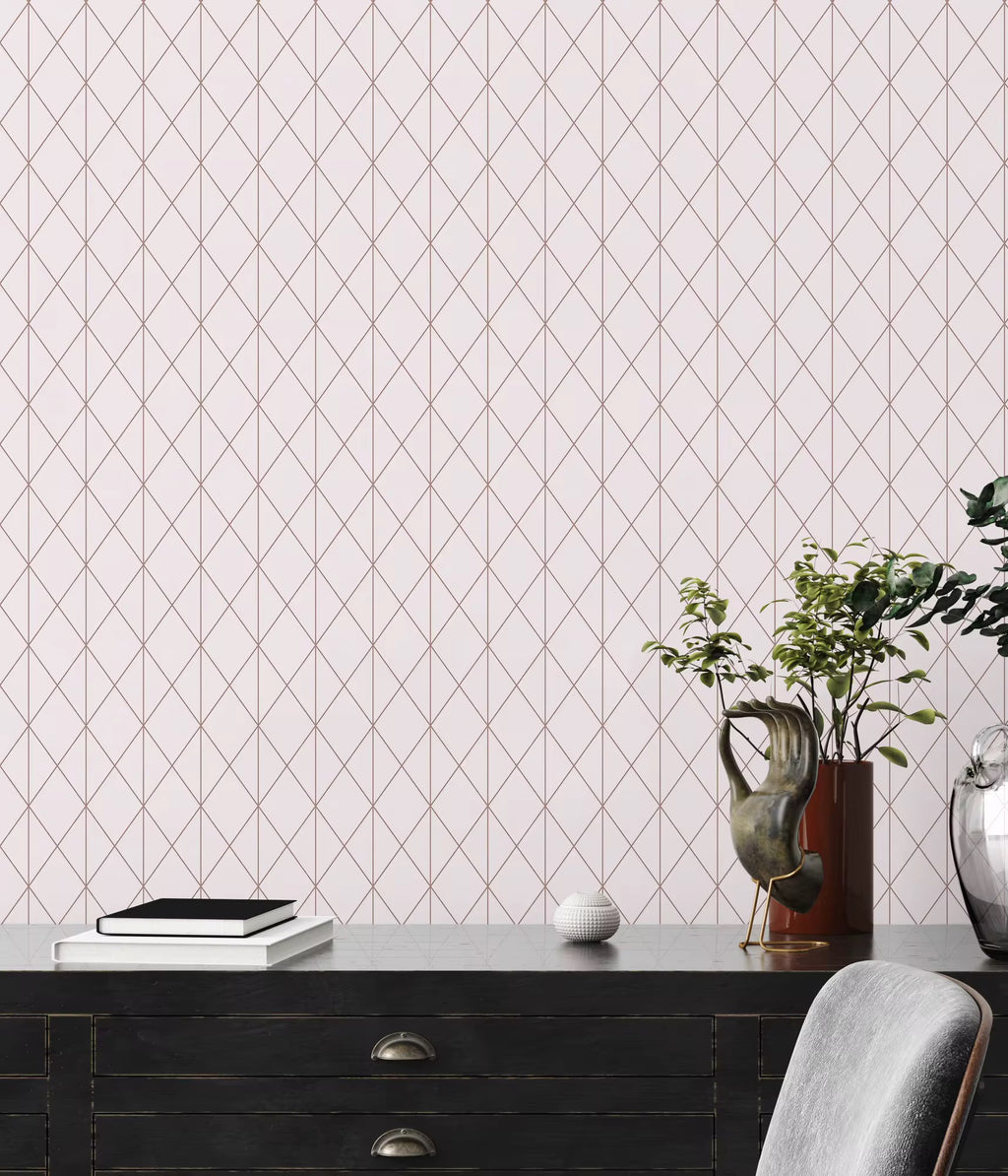 The Rose Quartz Lattice | Pink Gold Luxe