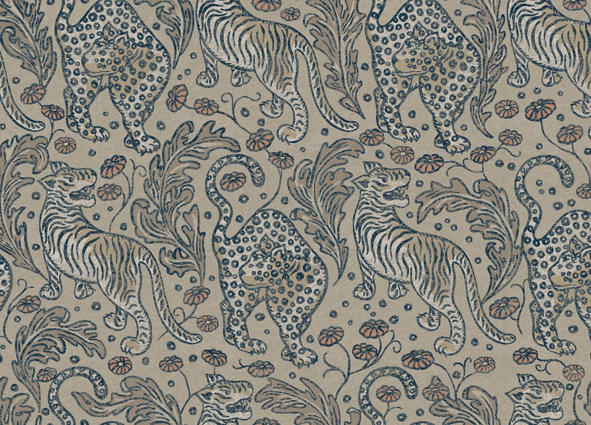 The Tiger Brocade | Sand Luxe