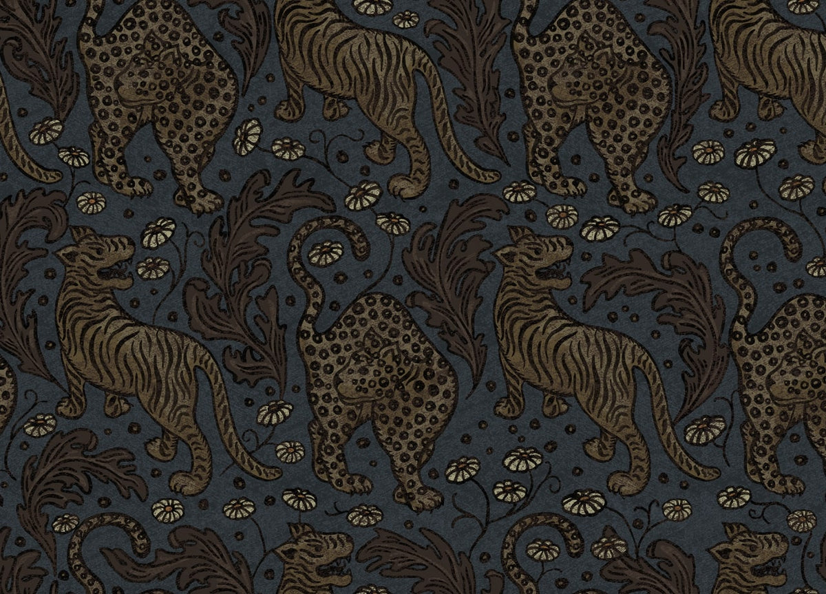 The Tiger Brocade | Midnight Luxe
