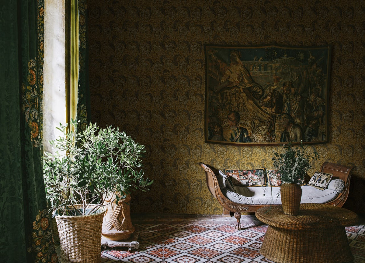 The Tiger Brocade | Saffron Luxe