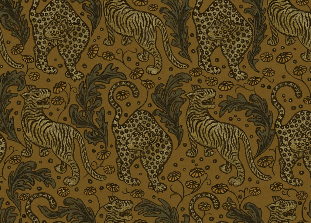 The Tiger Brocade | Saffron Luxe