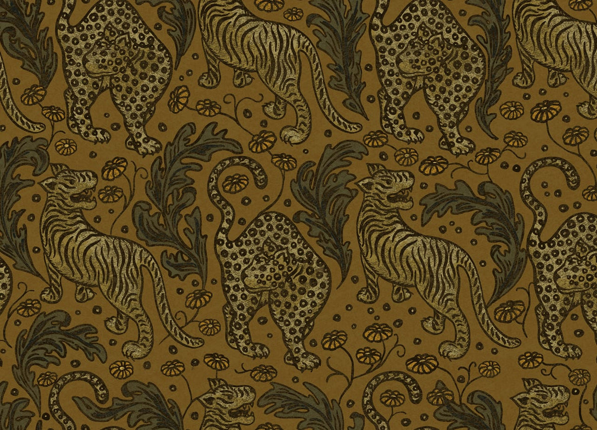 The Tiger Brocade | Saffron Luxe