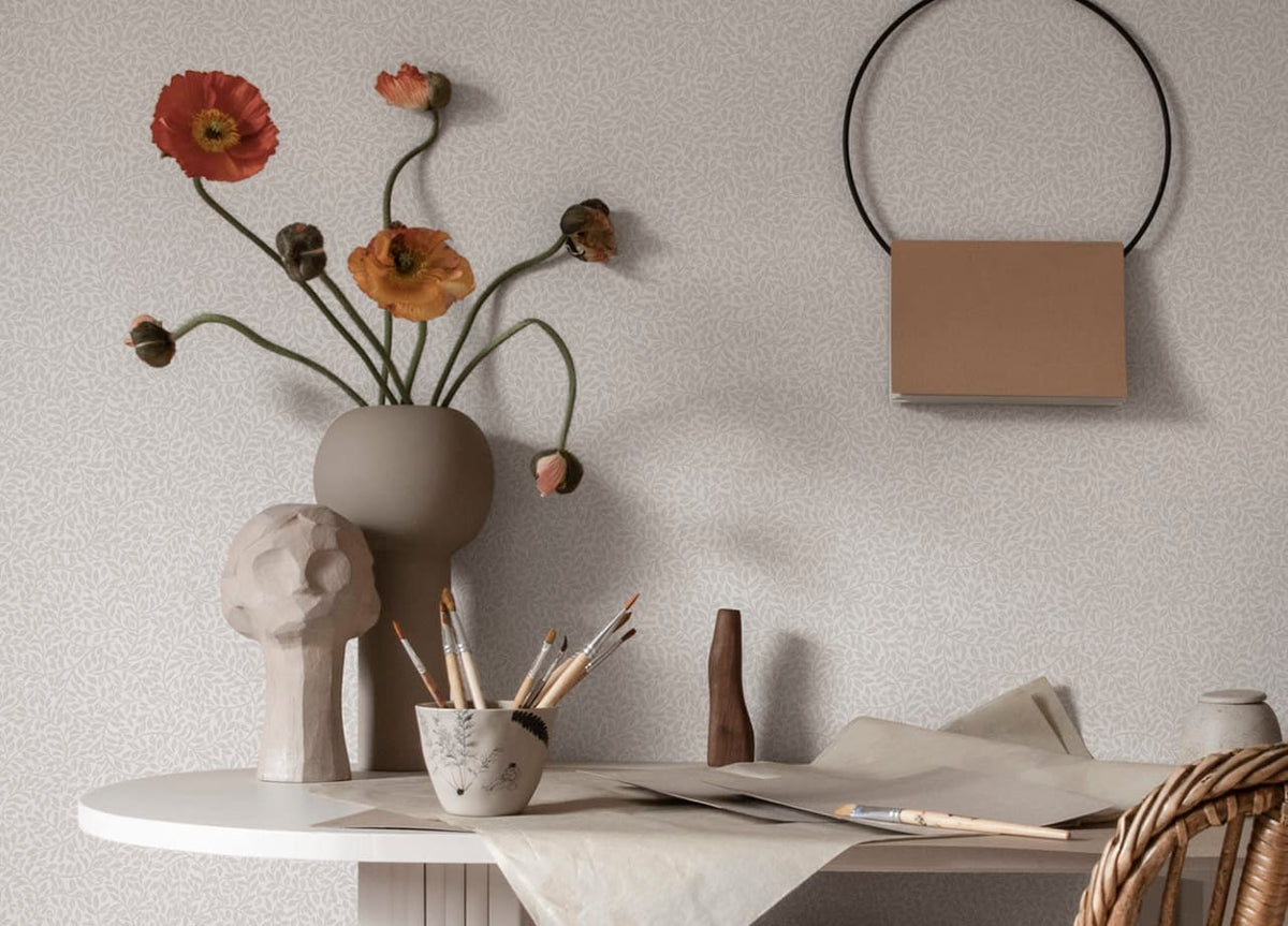 The Leaf Lattice | Grey Luxe