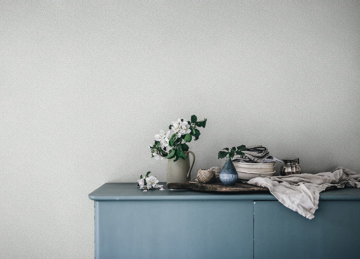 The Leaf Lattice | Misty Blue Luxe